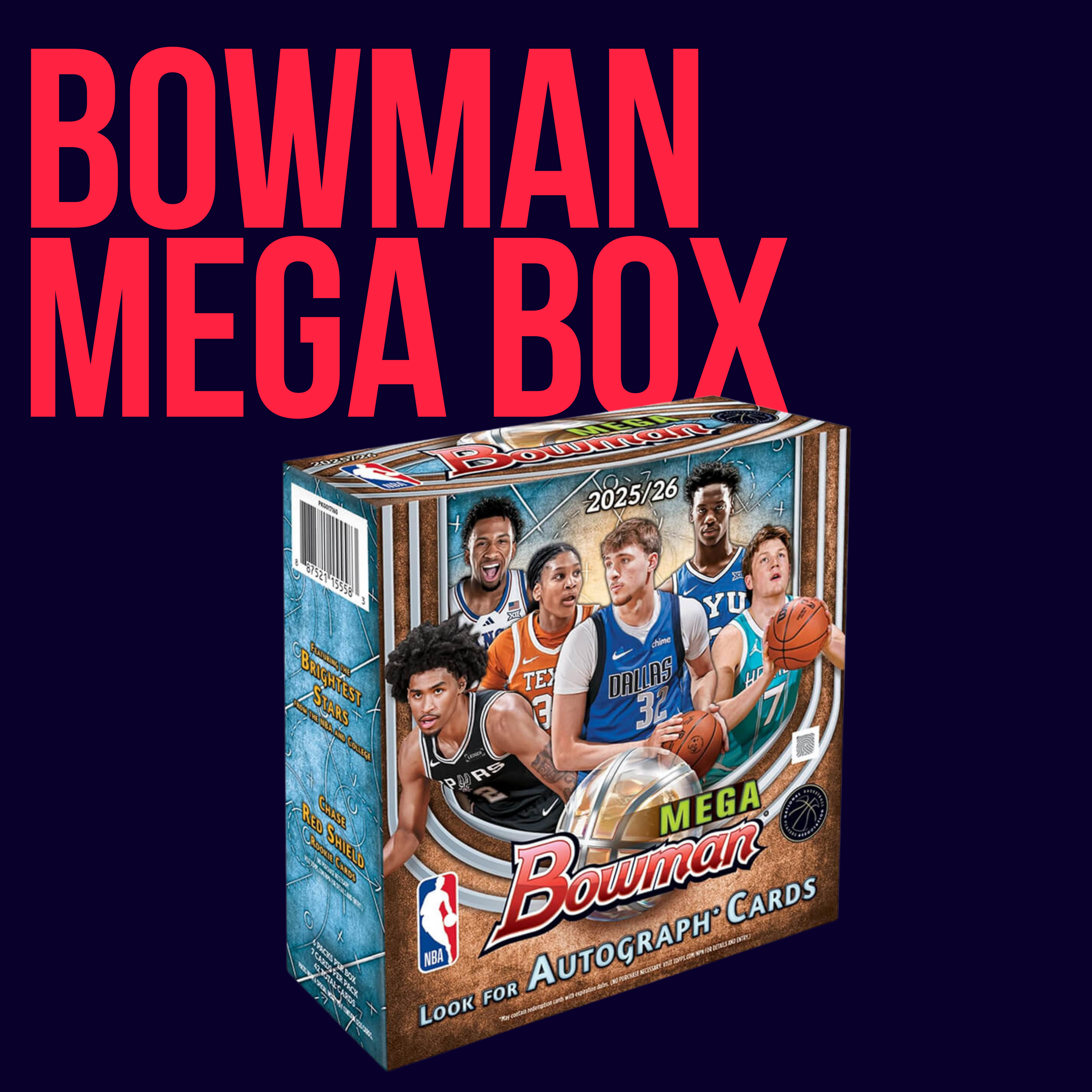 2025-26 Bowman NBA Mega Box