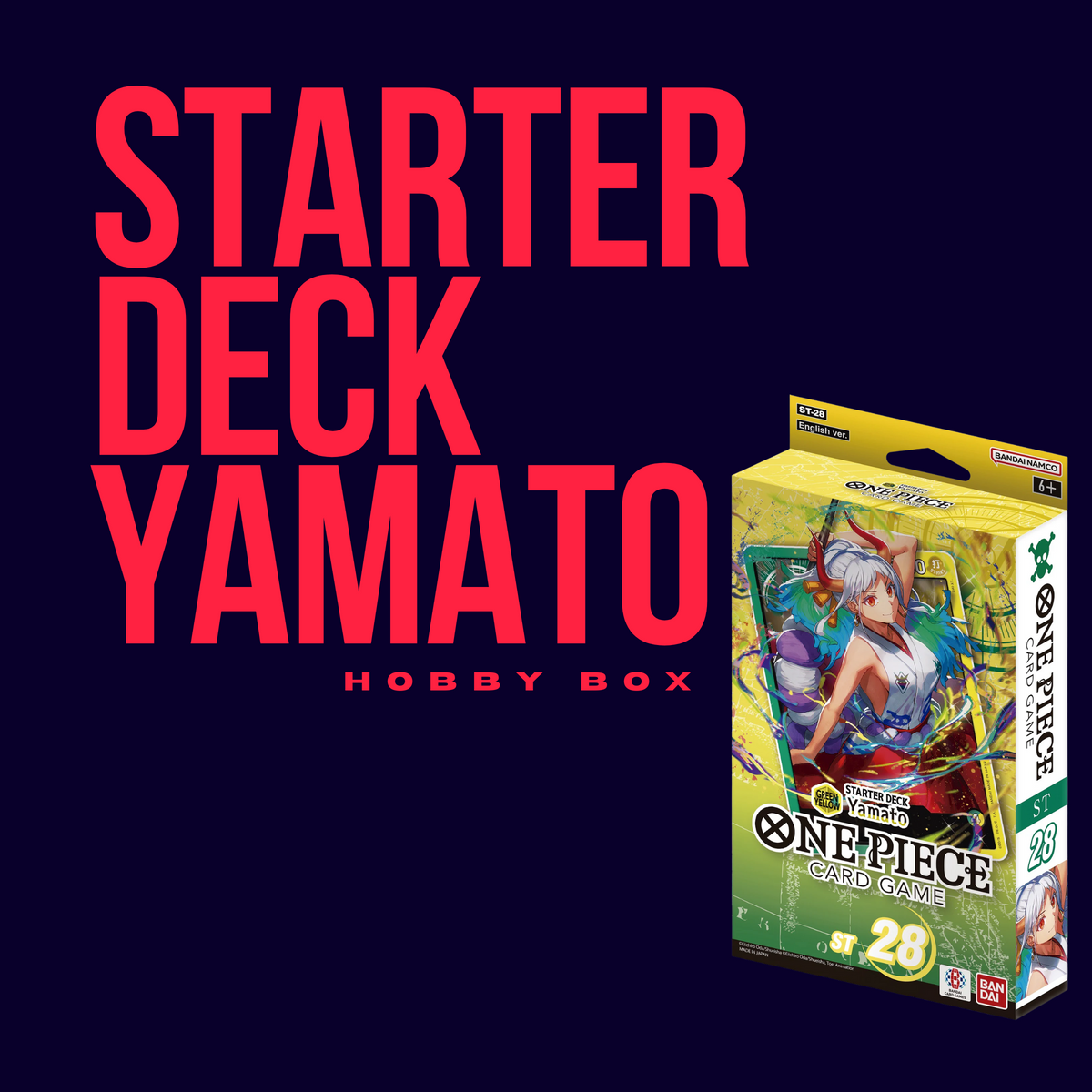 one piece card game yamato starter deck One Piece TCG Yamato Starter Deck ST09 main image 0