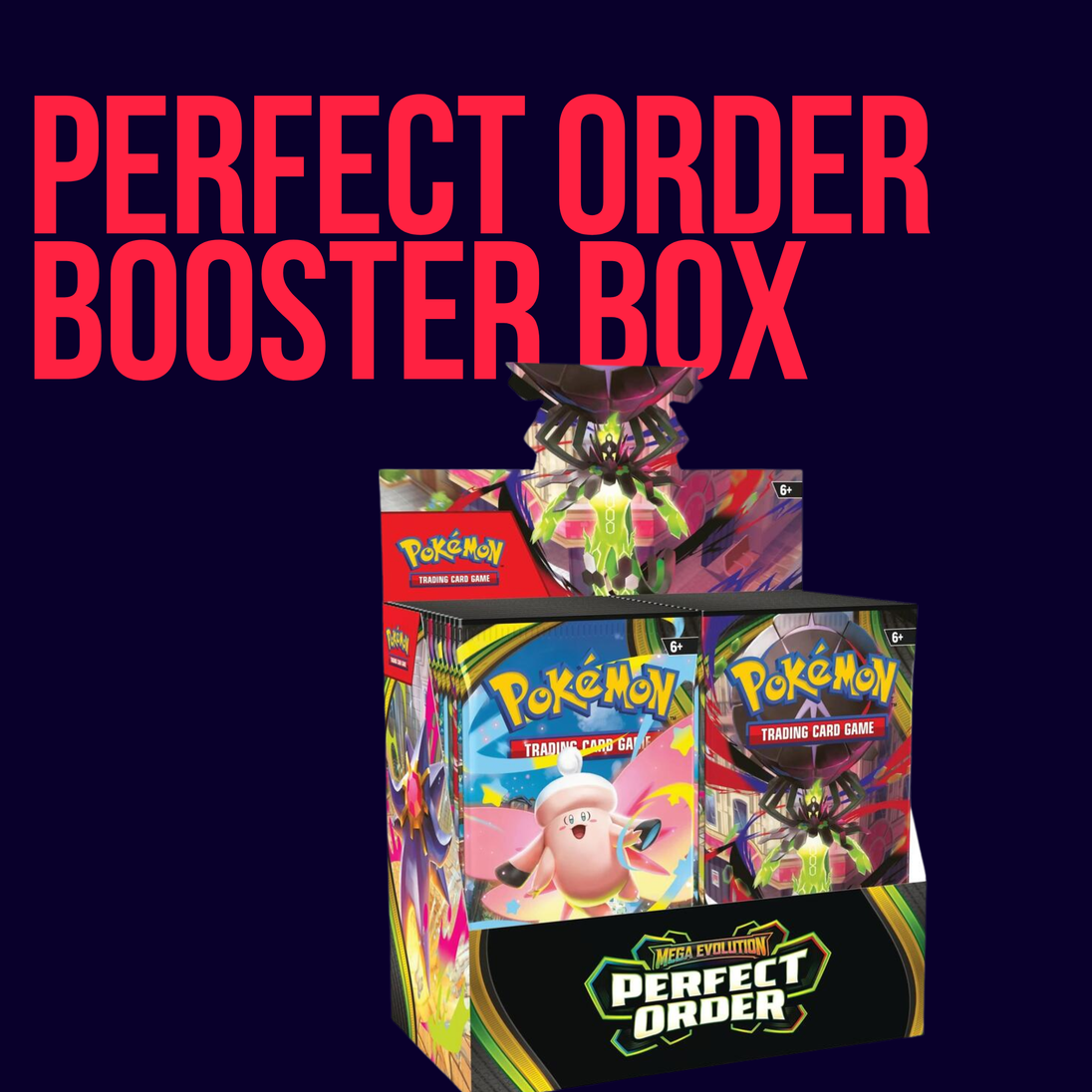 Perfect Order Booste Box Pokemon TCG Mega Evolution Perfect Order Booster Box