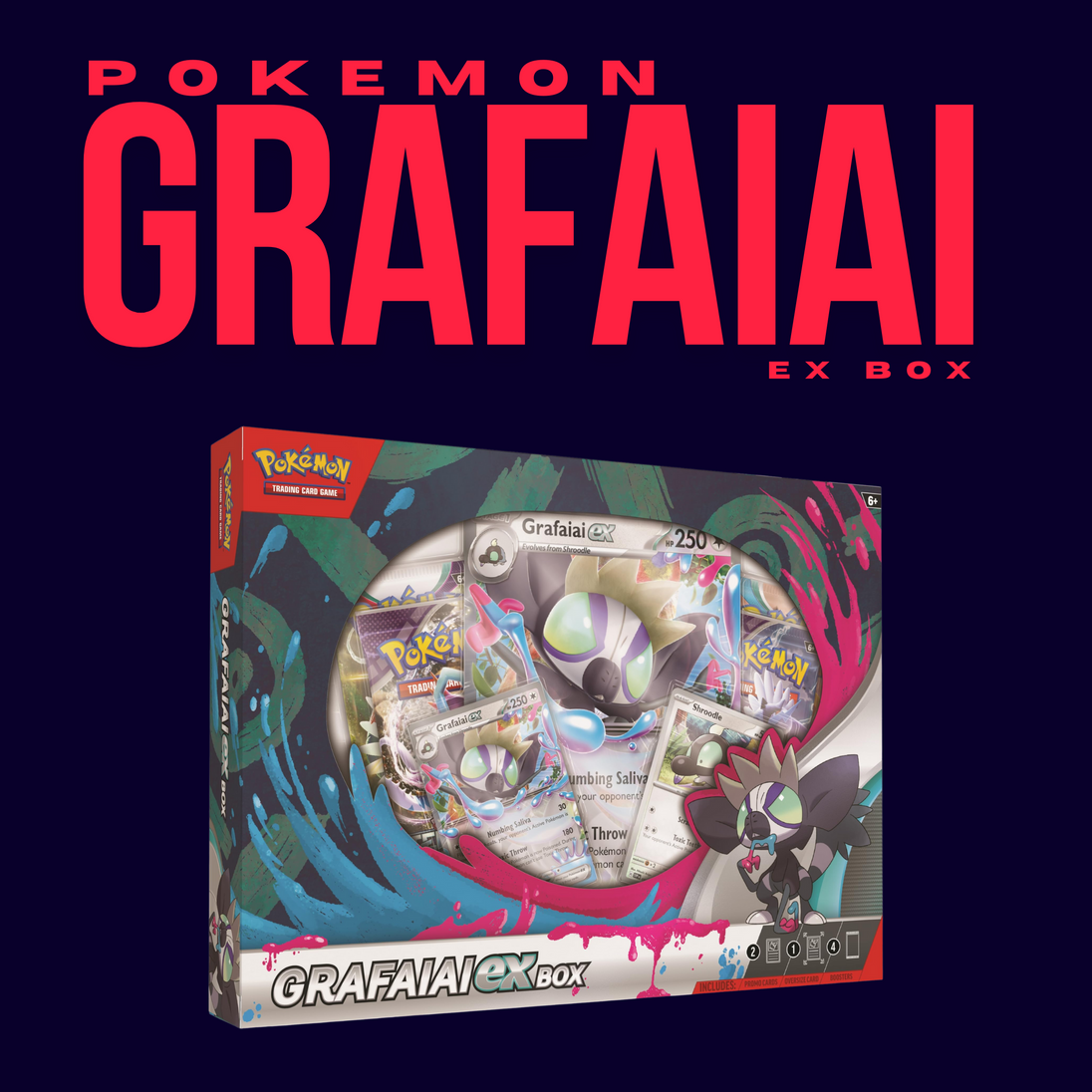 grafaiai ex box booster packs Pokémon Grafaiai Ex Box